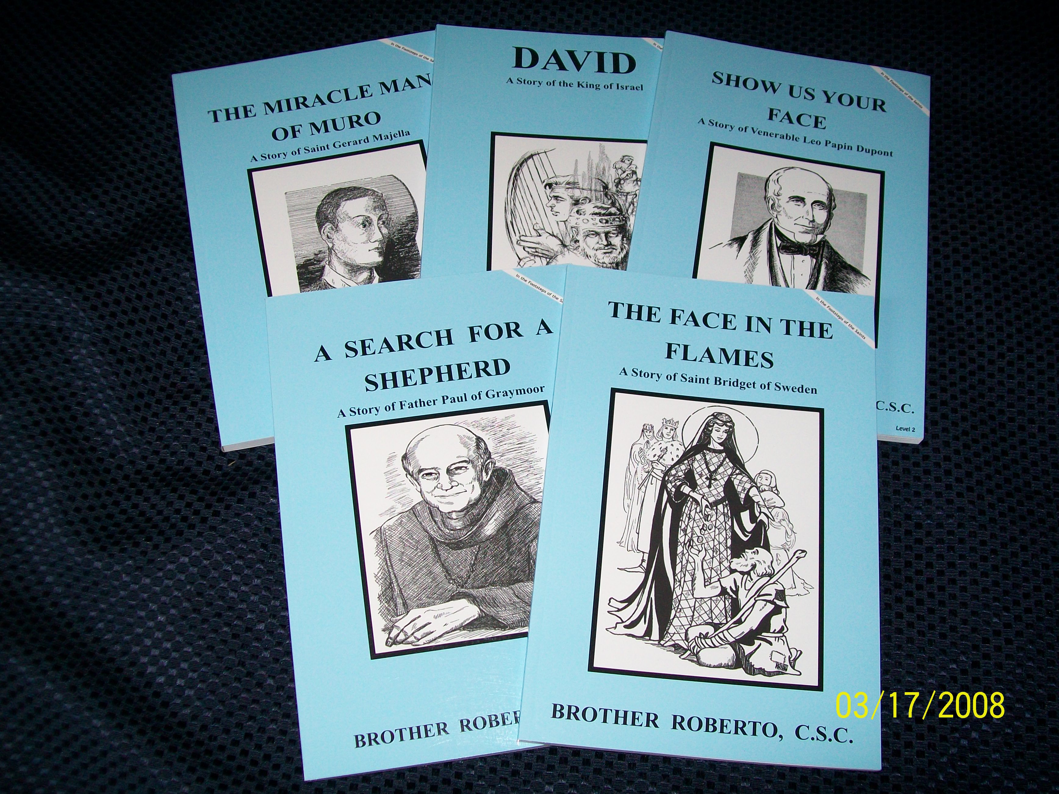 Image for Level 2 Set 5-A Search For A Shepherd, Father Paul of Graymoor, The Face In The Flames, Saint Bridget of Sweden, David, A Story of the King of Israel, Show Us Your Face, Venerable Leo Papin Dupont, The Miracle Man Of Muro, Saint Gerard Majella